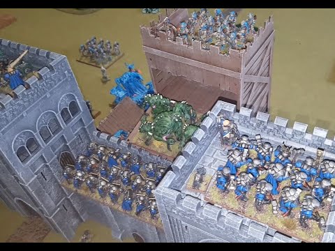 Kings of War Siege 2K: Free Dwarfs vs Trident Realms