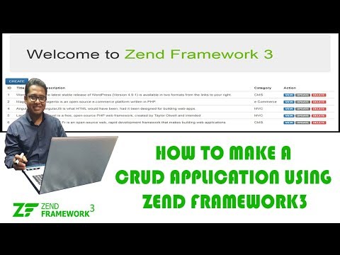 How to Make a CRUD Application using Zend Framework3