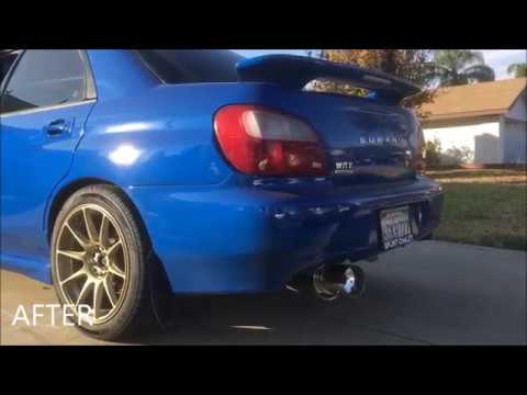 How To Install Spec-D Tuning Catback Exhaust - 2002-2003 Subaru Impreza WRX