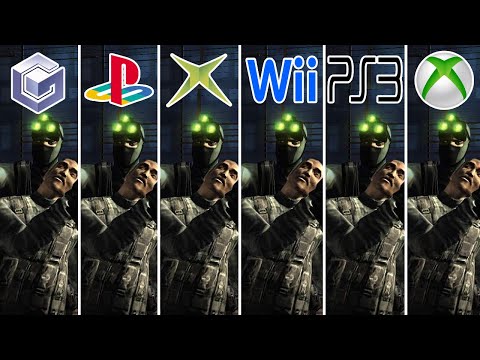 Tom Clancy's Splinter Cell Double Agent (2006) Gamecube vs PS2 vs XBOX vs Wii vs PS3 vs XBOX 360