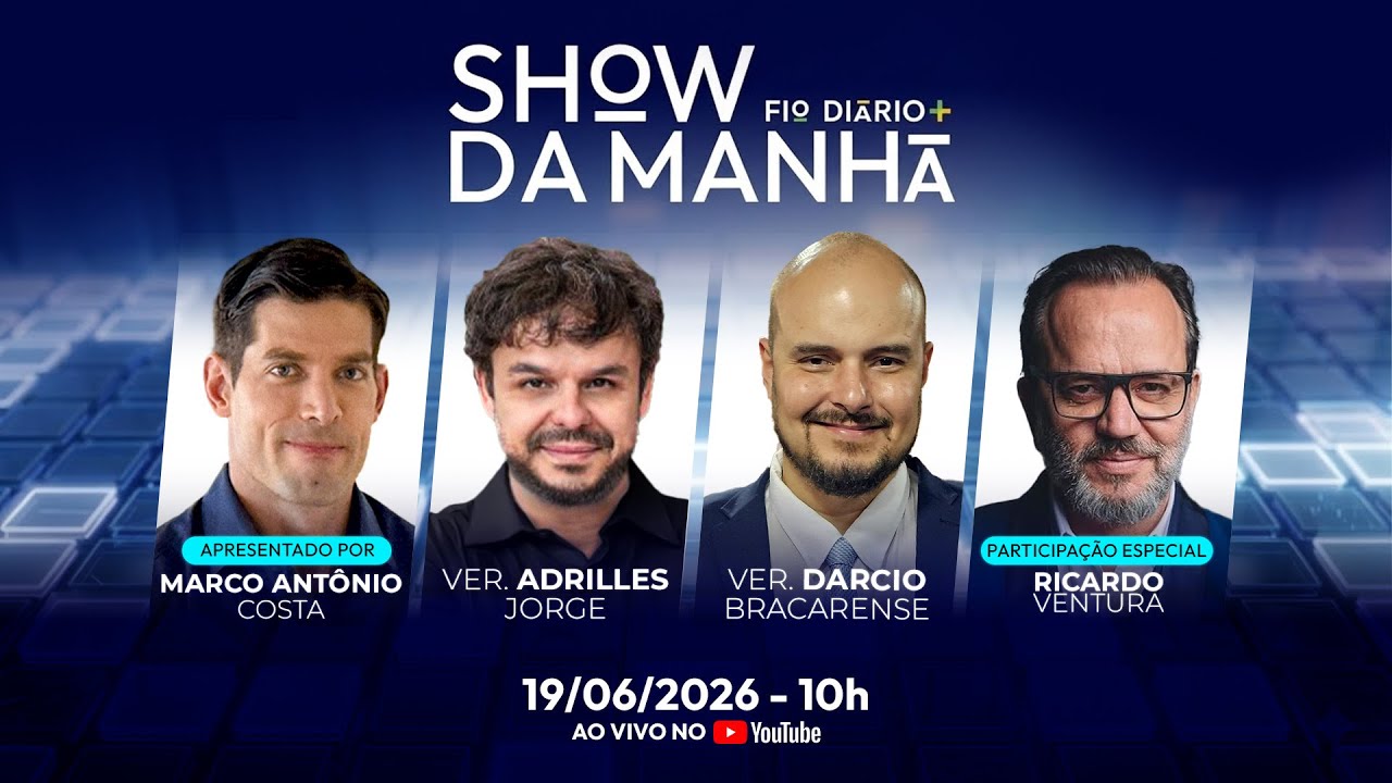 SHOW DA MANHÃ - ESCÂNDALO MASTER: PT TENTA SALVAR LULA - 19/06/2026