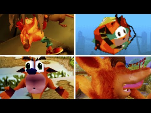 Evolution of Death Animations in Crash Bandicoot Games (1996-2021)