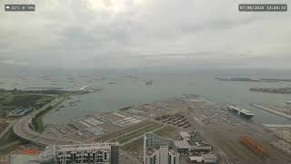 シンガポールの港 タンジョンパガー・ターミナル