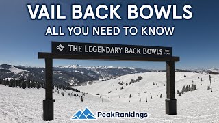 Colorado’s Most Iconic Terrain Zone: Vail Back Bowls