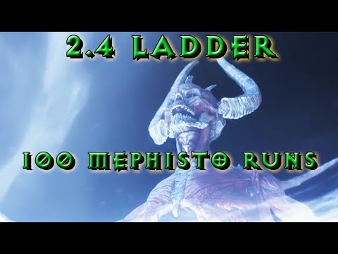 VERY LUCKY 100 Mephisto Runs / 300 MF blizzad Sorc / 2.4 Ladder Diablo 2 Resurrected - D2R B.net