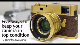How to clean your sensor and camera - 5 tricks by photographer Thorsten Overgaard