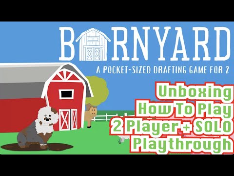 Barnyard: Unboxing / How To Play / 2P + Solo Playthrough  / How I Feel About It