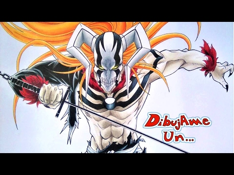 Dibujando a ICHIGO HOLLOW. Drawing ICHIGO VASTO LORDE ...