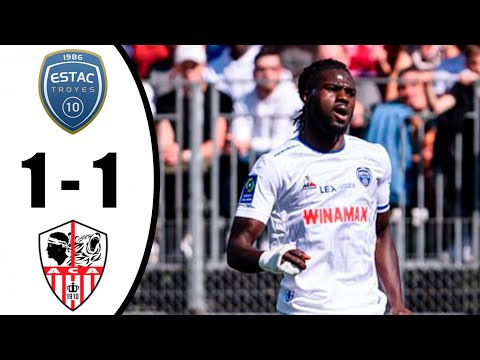 Troyes vs Ajaccio 1-1 All Goals & Highlight 16/10/2022 HD