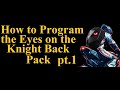 How To Use Program The Functions Of The Led Eyes Backpack Full Tutorial Pt 1