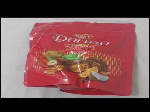 Unwrapping Tiffany's Dorino milk chocolate / satisfying sounds
