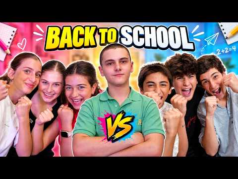 სასკოლო ჩელენჯი - გოგოები VS ბიჭები! Back to School