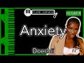 Anxiety HIGHER 3 Doechii Piano Karaoke Instrumental