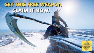 FREE WEAPON - ECLIPSE SCYTHE - CLAIM YOURS TODAY! Assassin&#39;s Creed Valhalla