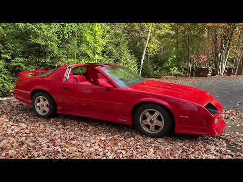 **SOLD by CCC AUCTION** Sub-26K km 1992 Chevrolet Camaro Z28 25th Anniversary