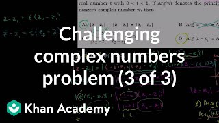 IIT JEE Complex Numbers (part 3)