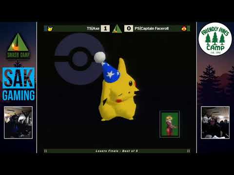 Smash Camp 2019 Losers Finals - TS|Axe (Pikachu) vs PS|Captain Faceroll (Sheik)