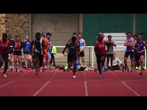 Luis BERTON 100m departementaux à Meaux