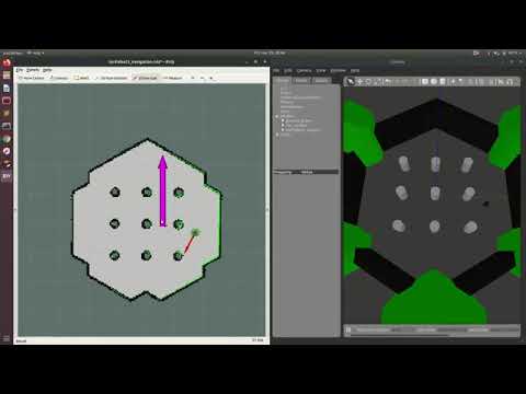 GMapping-based SLAM for AGV