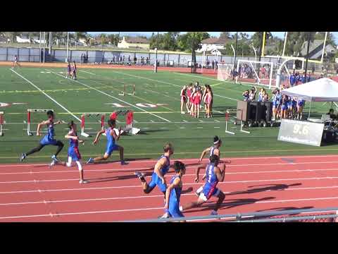 VarB 100m vs Fountain Valley on 3-27-19
