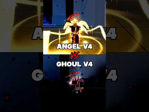 Ghoul V4 vs Angel V4 #bloxfruits #shorts