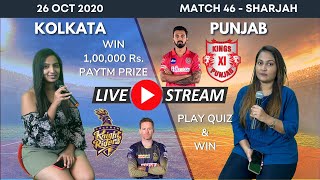 🔴LIVE KKR vs KXIP GIRLS COMMENTARY | IPL 2020 - 46th Match | Kolkata Knight Riders vs Kings XI Punj