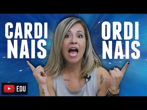 CARDINALS AND ORDINALS IN ENGLISH