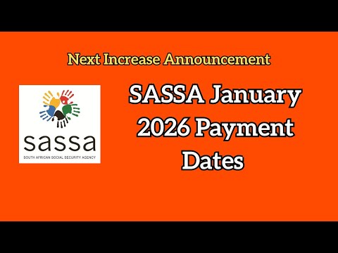 SASSA-Zahlungstermine Januar 2026 & Ankündigung der nächsten Erhöhung | Offizielles Update für Le...