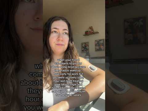 Diabetes is SO much work #typeone #t1d #type1diabetes