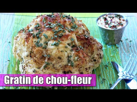 Gratin de Chou-Fleur ENTIER pas comme les autres (recette facile et rapide)