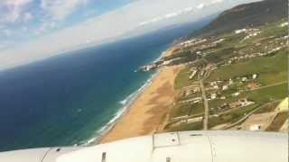 preview picture of video 'Royal air maroc take-off flight from tangier to London APRIL 2012'