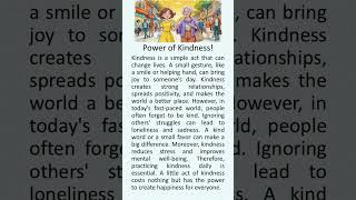 Power of Kindness #shorts #english#lesson #story