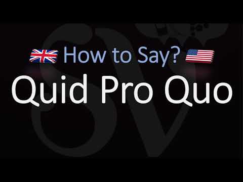 How to Pronounce Quid Pro Quo? (CORRECTLY) Meaning & Pronunciation
