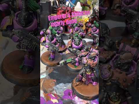 Emperors Children nearly done 🎨😮‍💨 #warhammer40k #emperorschildren #pink