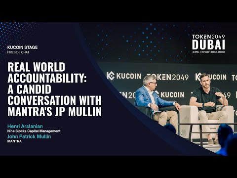 A Candid Conversation with MANTRA’s JP Mullin - TOKEN2049 Dubai 2025