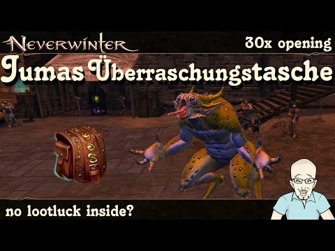NEVERWINTER: 30x Jumas Überraschungstasche öffnen -Showcase Opening kostenloser Loot PS4/PS5 deutsch