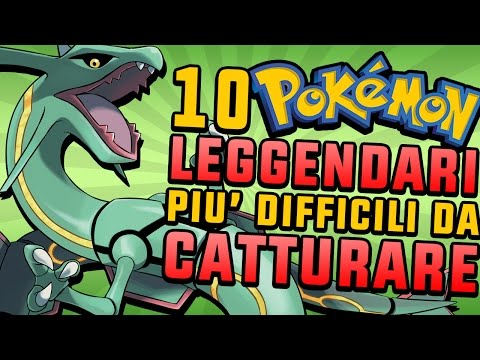 TOP 10 Pokémon Leggendari più difficili da catturare w/Mangaka96