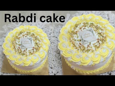 Rabdi cake 🍰 #रबड़ी cake Recipe