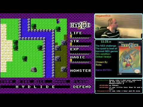 NES Challenge: Game#89: Hydlide(part 1)