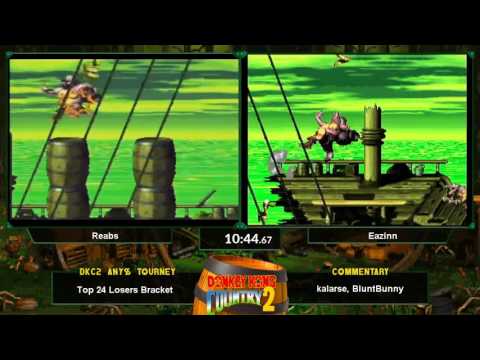 Reabs vs Eazinn - Donkey Kong Country 2 Any % Tournament 2016