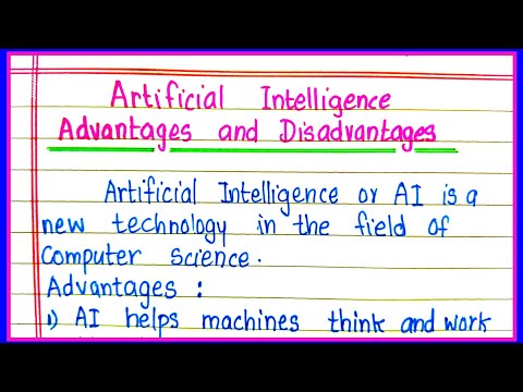 Artificial Intelligence Advantages and Disadvantages Essay on Advantages and Disadvantages of AI
