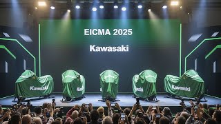 Download lagu EICMA 2025 SHOCKWAVE! KAWASAKI REVEALS ITS 2026 MOTORCYCLE LINEUP! mp3