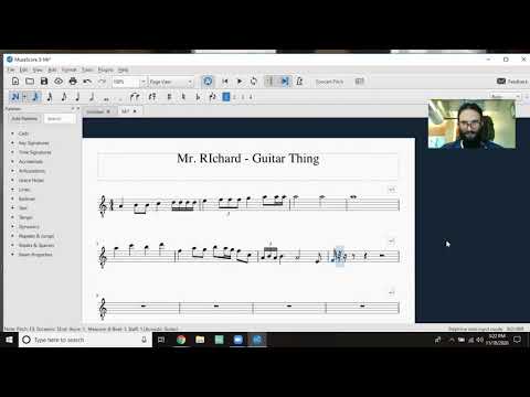Musescore 3 - guitar melody