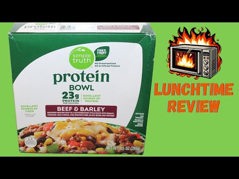 Simple Truth (Kroger) Protein Bowl: Beef & Barley Review