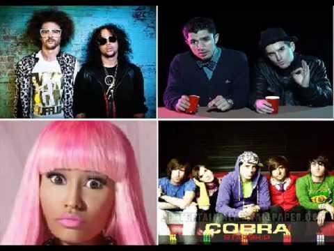 feel the party bass music video LMFAO Nicki Minaj The Cataracs Cobra Starship