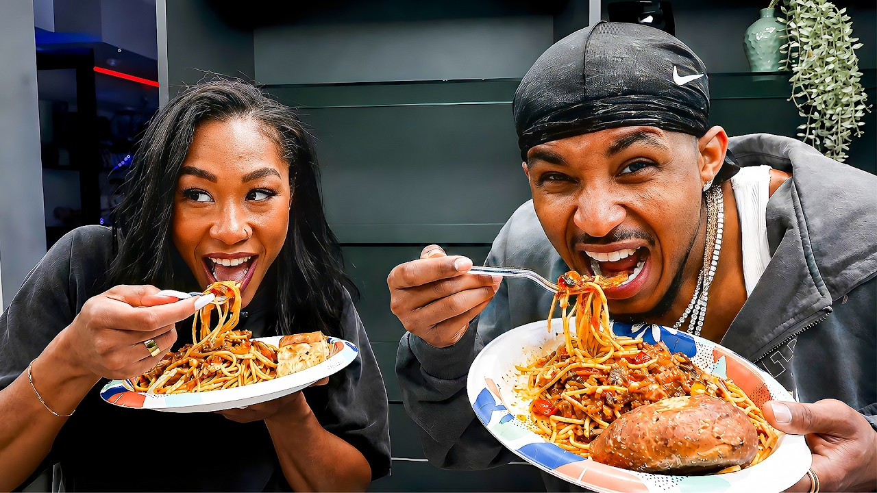 DDG Cooks Lamb Spaghetti With Alycia Baumgardner! 🍝
