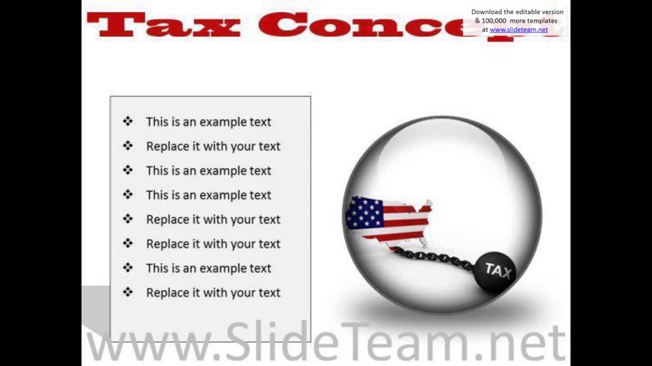 tax concept finance powerpoint presentation slides c presentation infographics slides