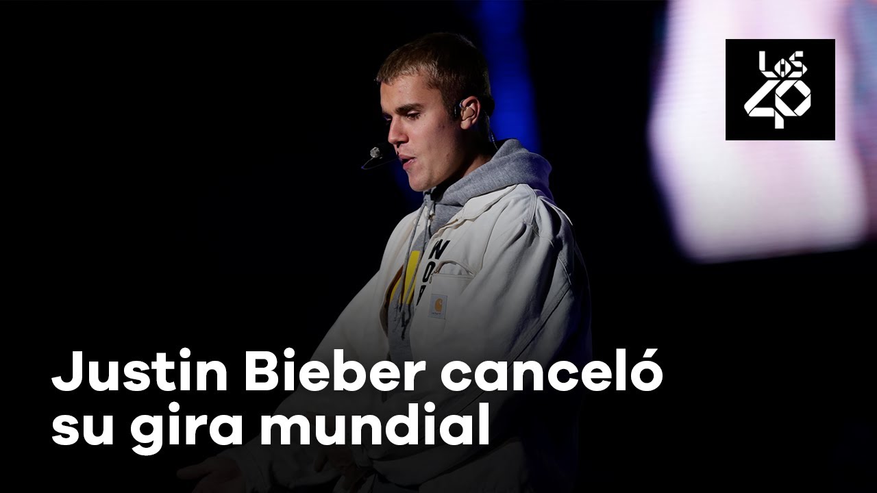 Justin Bieber canceló su gira mundial