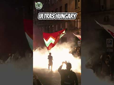 Ultras Hungary pyro 🇭🇺🔥🥁