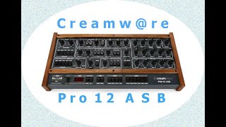 Video thumbnail for Playing & tweaking the Creamware Pro 12 ASB - Carlo Mezzanotte by carlomezz